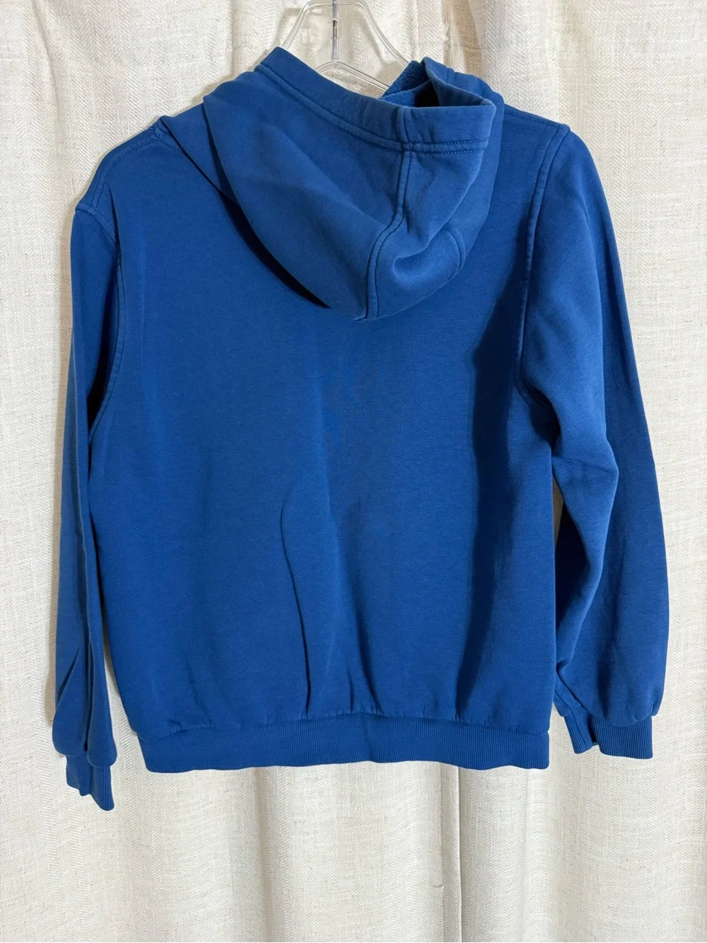 Nike Boys Royal Blue Hooded Pullover with White Swoosh